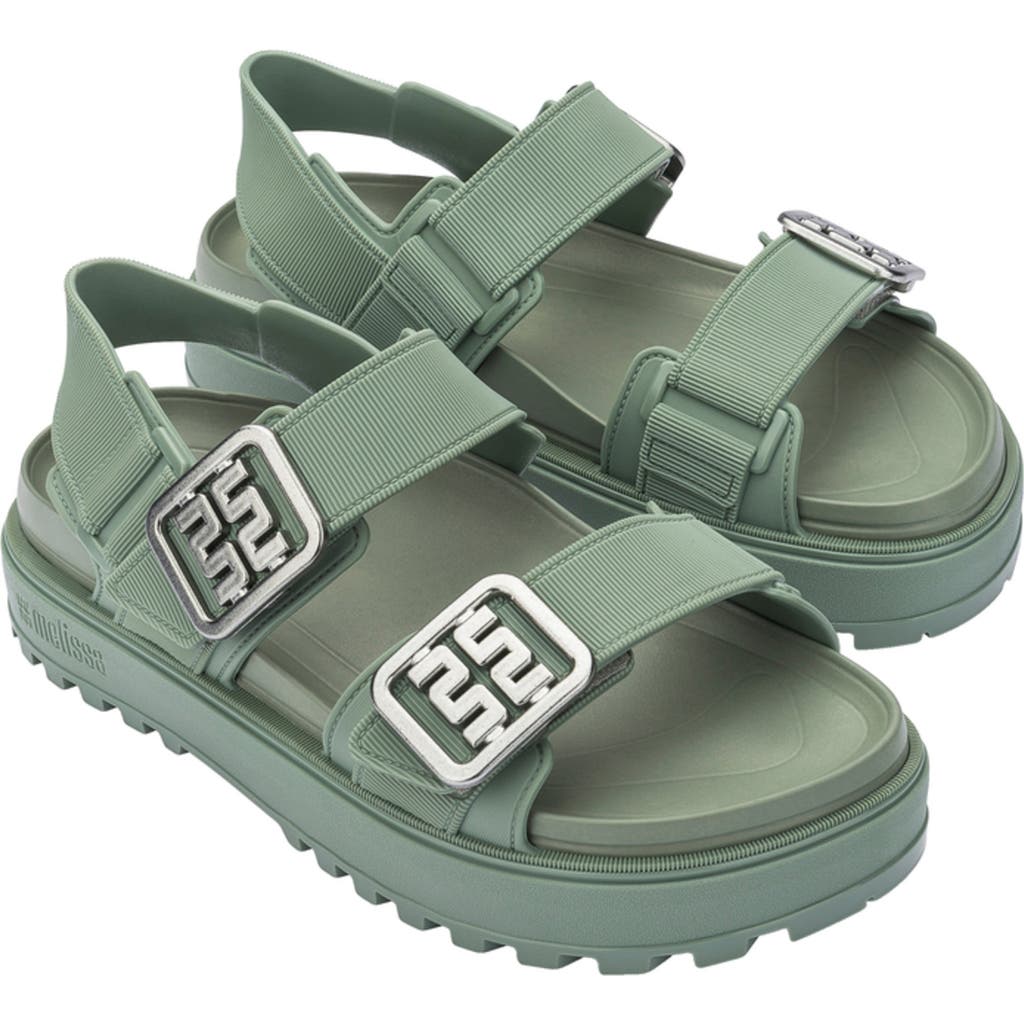 Melissa Women's Towny Platform - Green In Green
