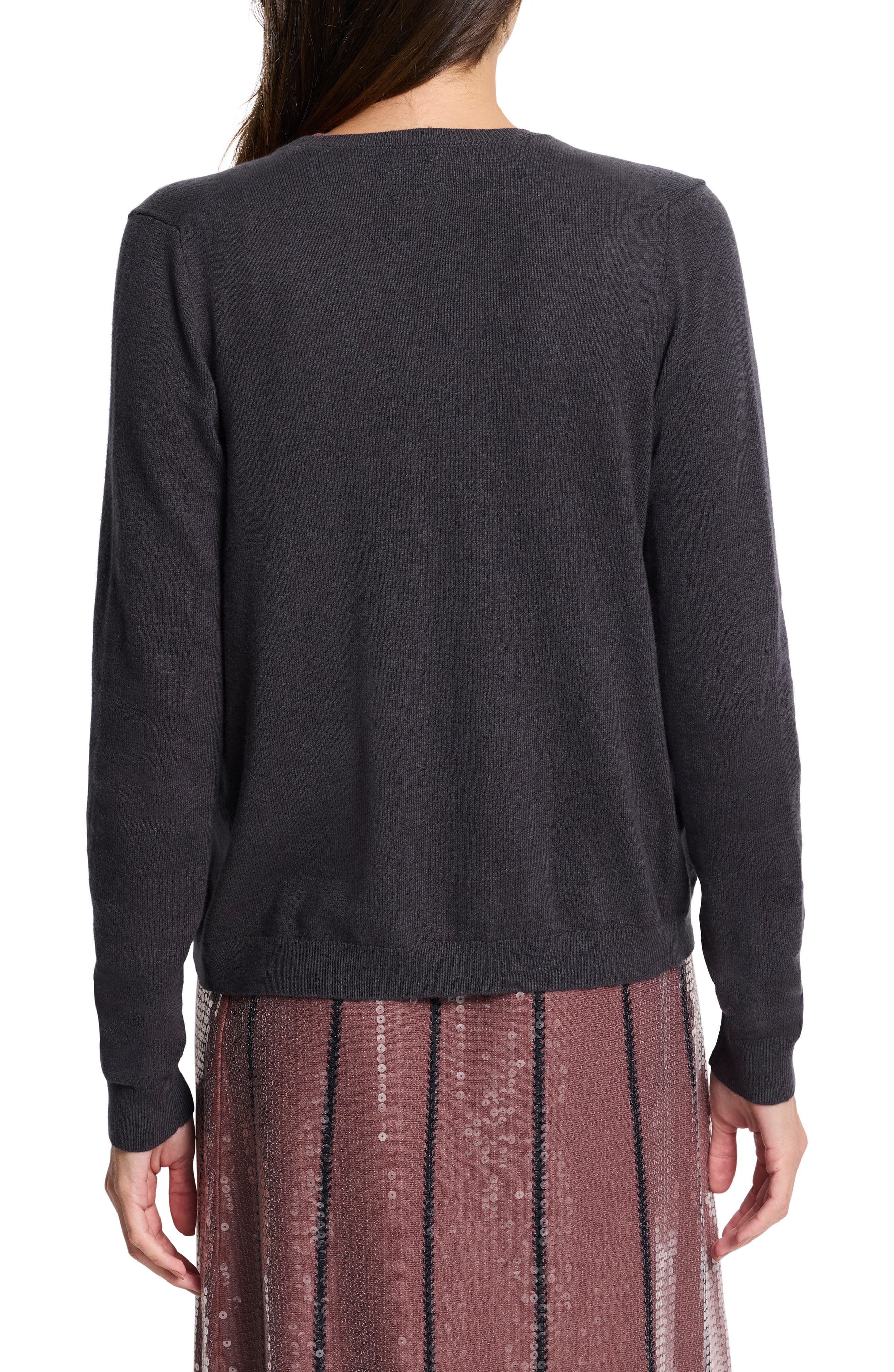 Sequin Trim Cardigan