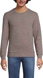 Lands' End Long Sleeve Serious Sweats Crewneck Sweatshirt
