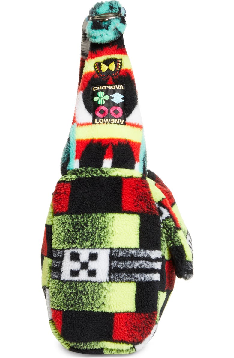Chopova Lowena Patchwork Fleece Shoulder Bag, Alternate, color,