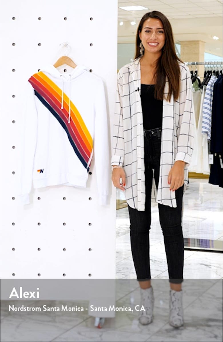 Cross Stripe Hoodie, sales video thumbnail