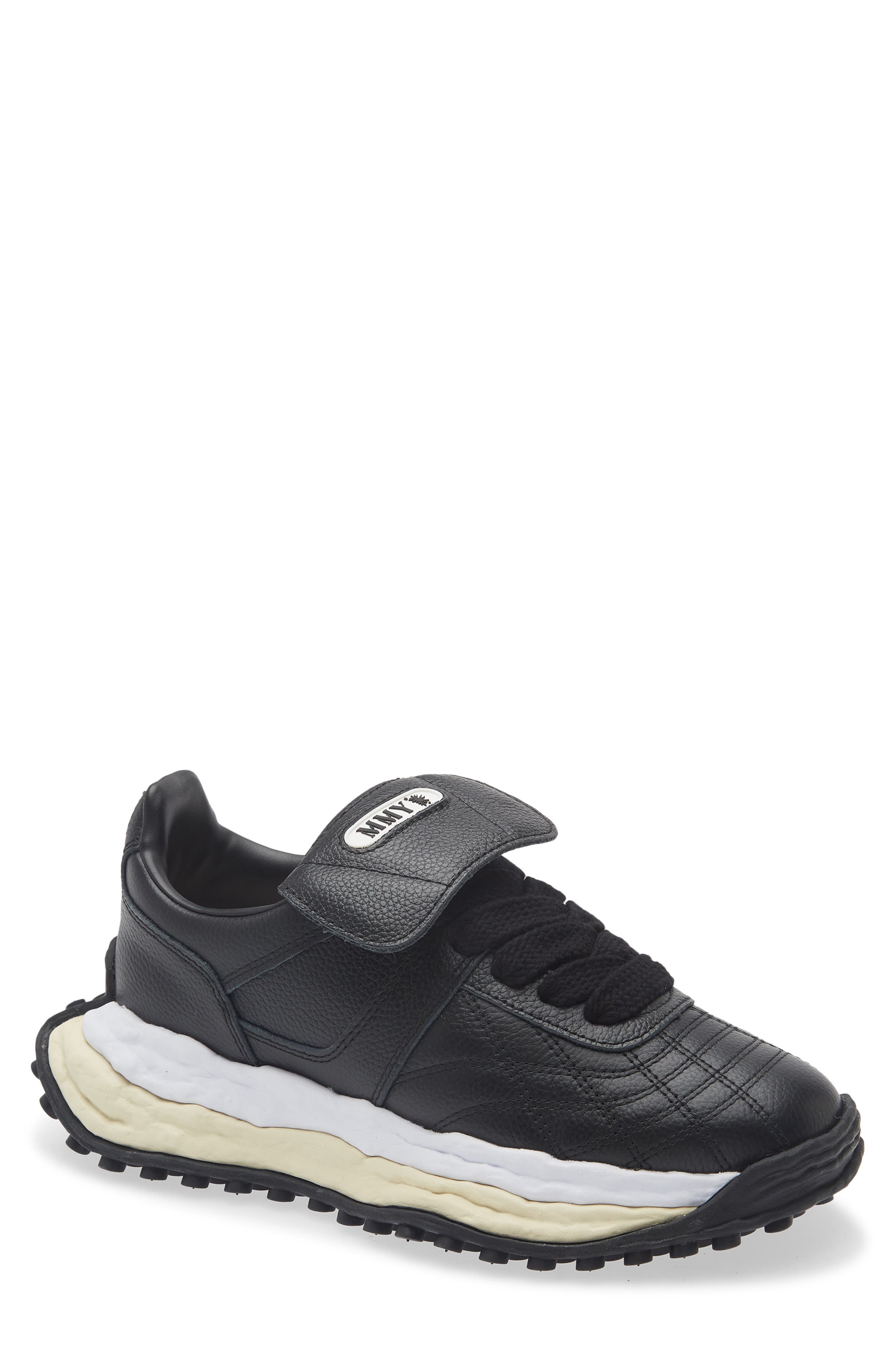 Maison MIHARA YASUHIRO Scott OG Lug Sole Low Top Sneaker, Main, color, Black