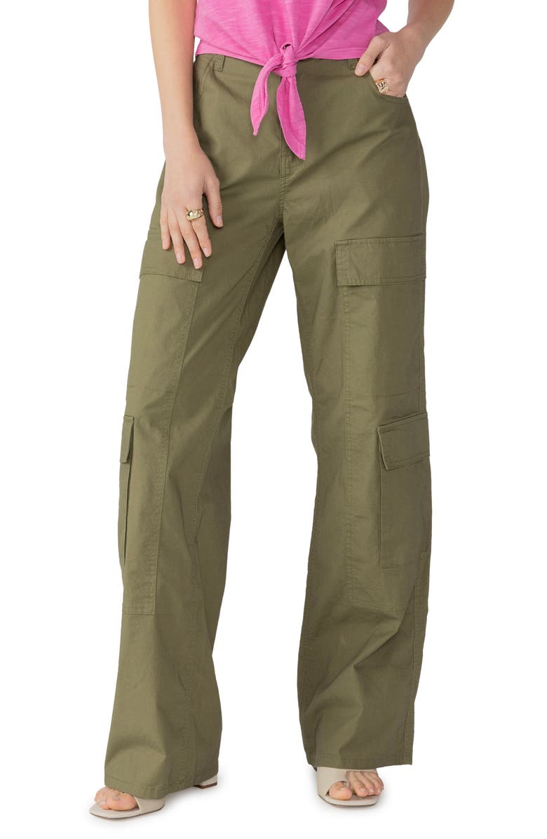 Sanctuary Stretch Cotton Cargo Pants, Main, color, 