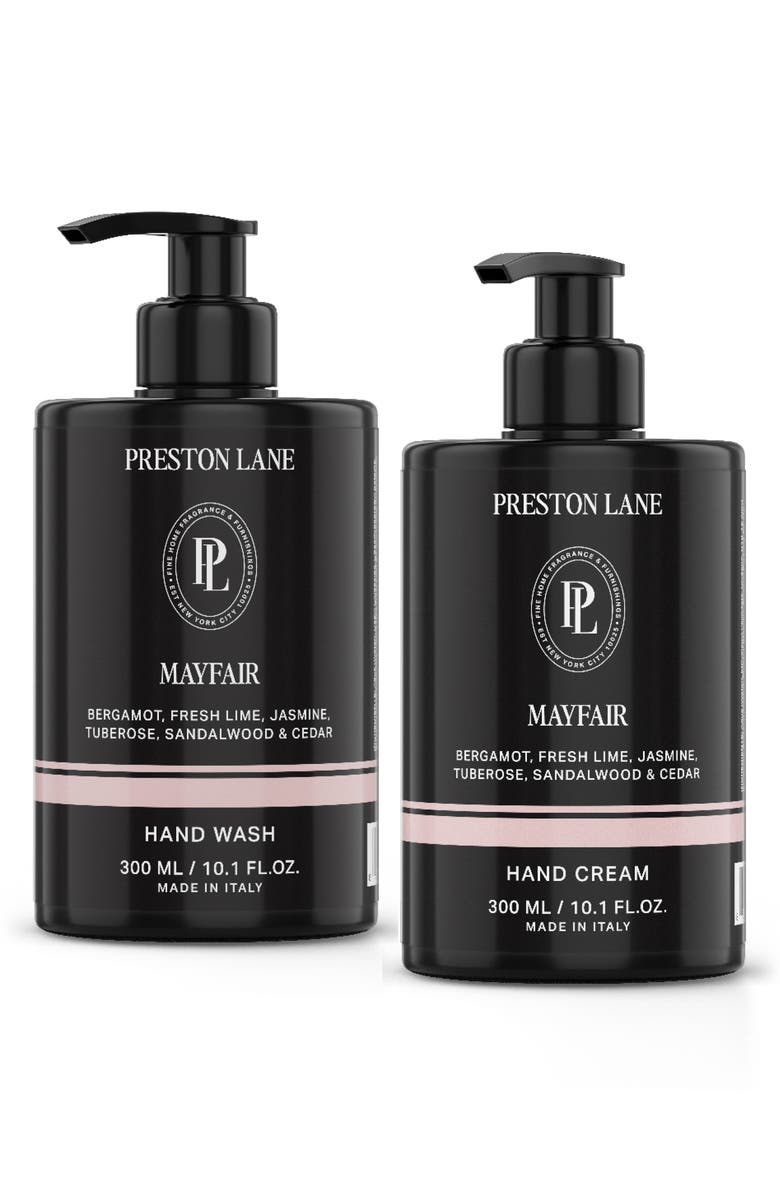 Preston Lane Mayfair Hand Wash & Hand Cream Gift Set, Main, color, 