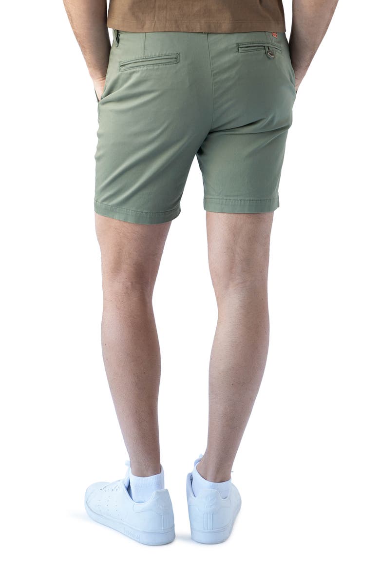 7-Inch Performance Stretch Chino Shorts, Alternate, color, SEA SPRAY