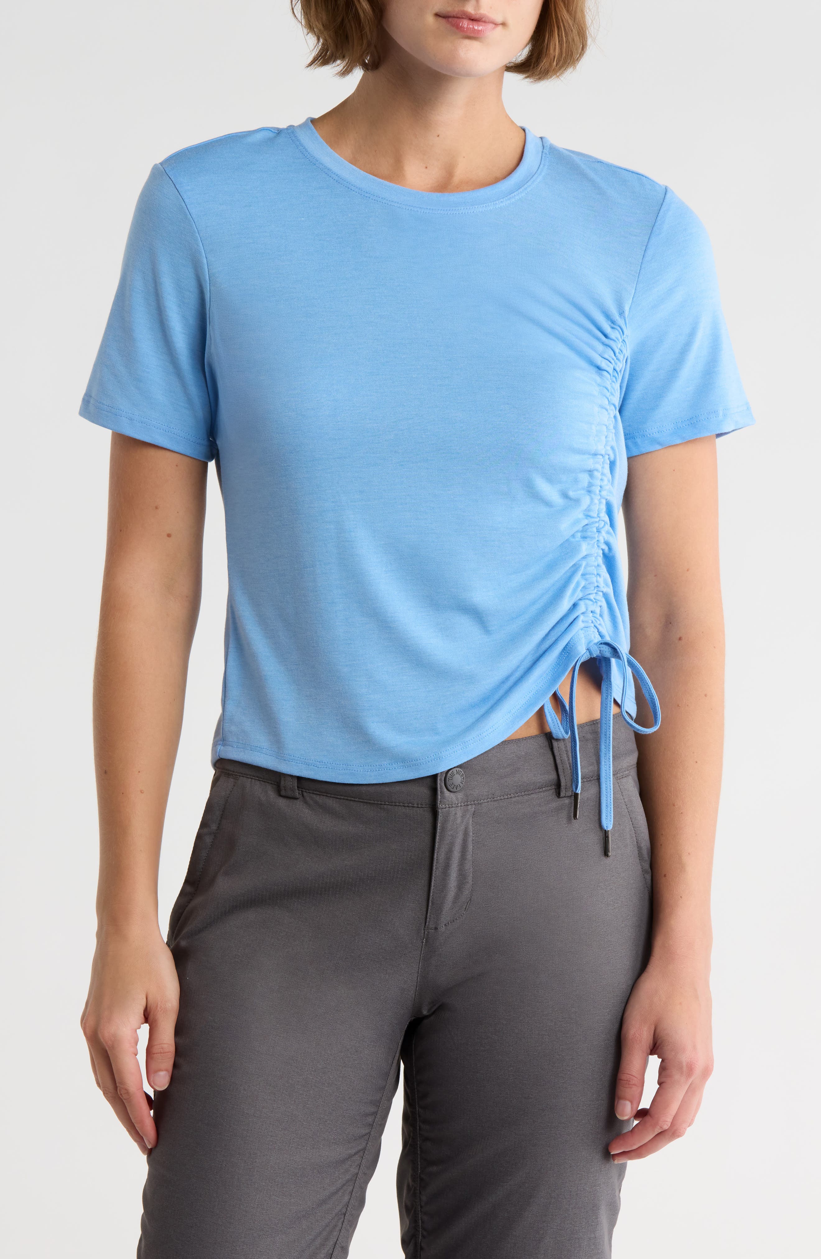 KYODAN Short Sleeved Ruched Top