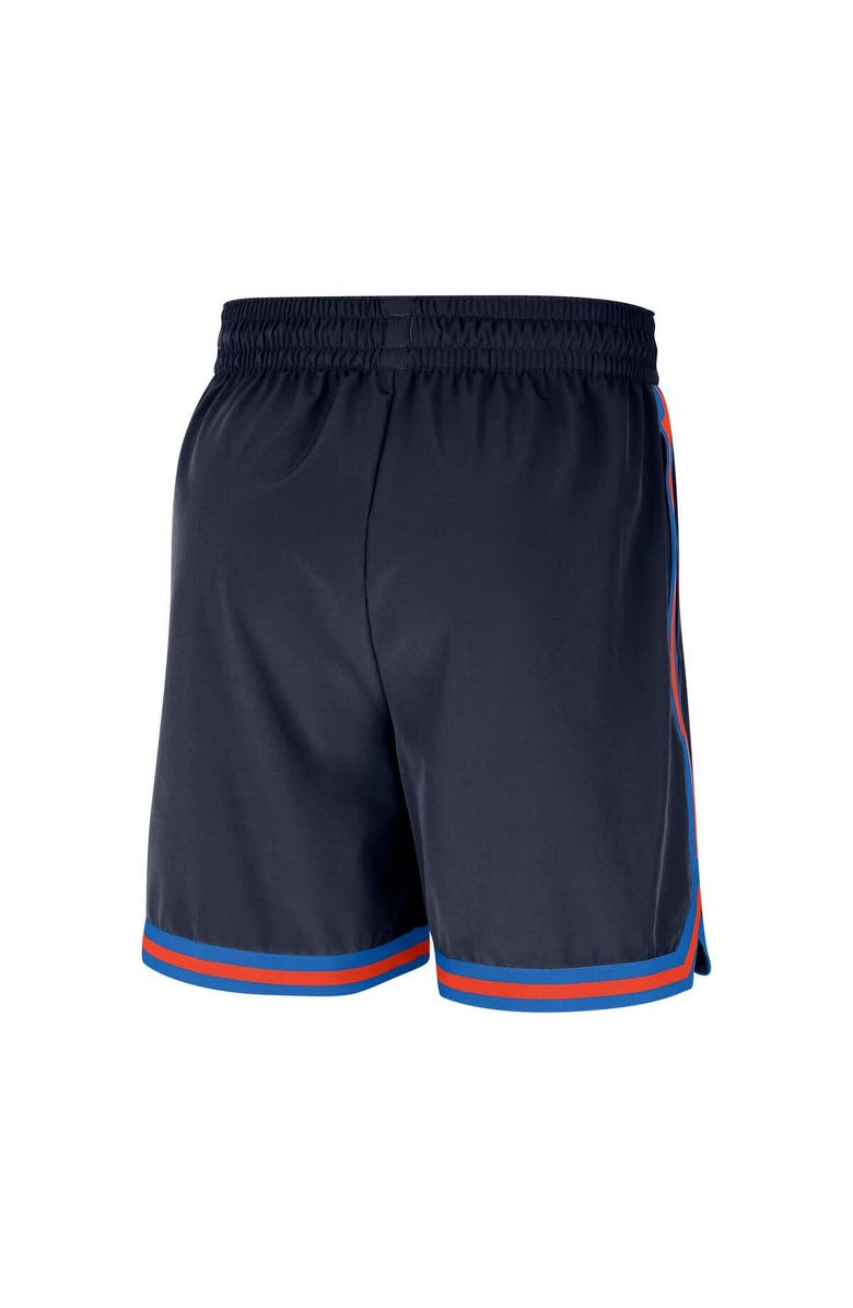 Nike Men's Nike Navy Oklahoma City Thunder Authentic Practice DNA Woven Performance Shorts, Alternate, color, Navy