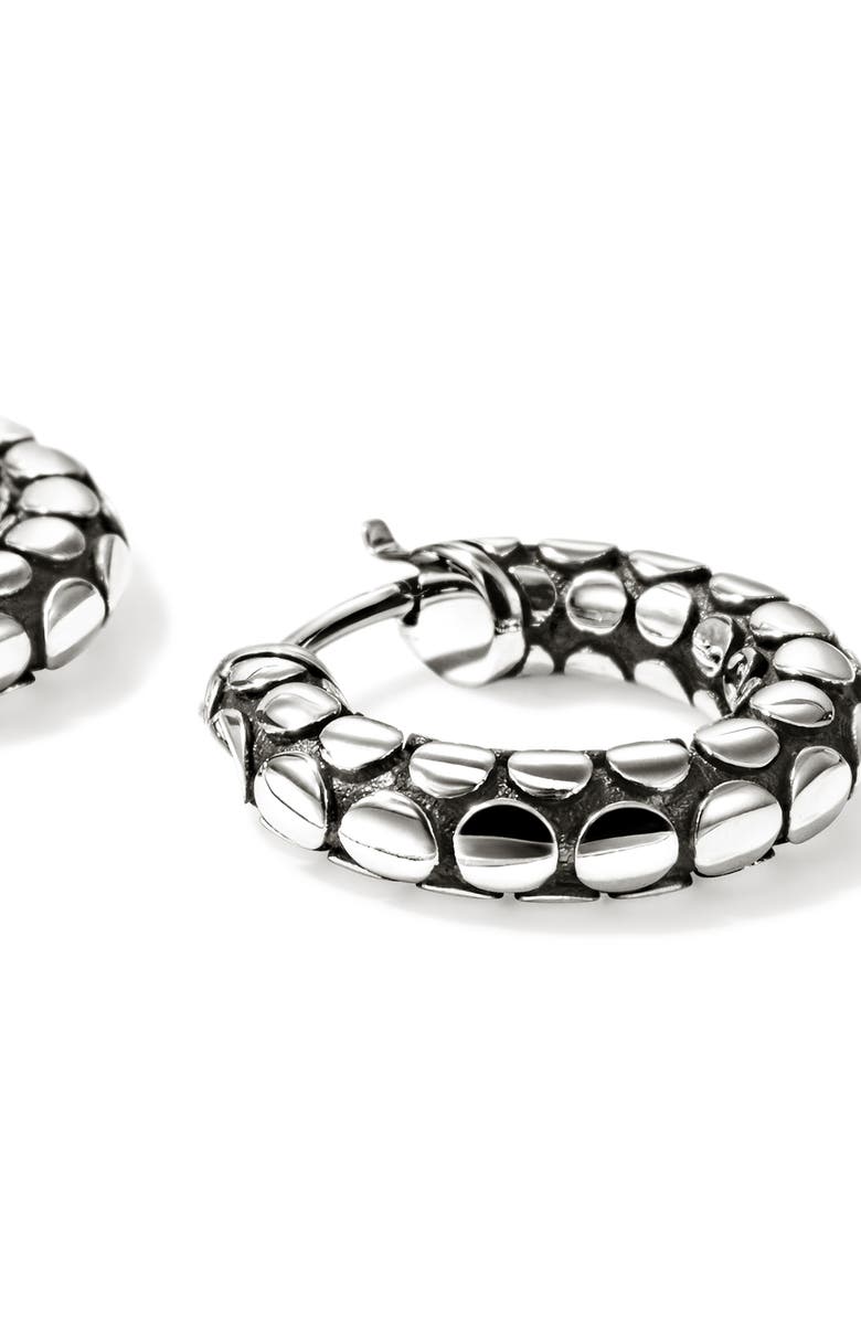 John Hardy Dot Hoop Earrings, Sterling Silver, Alternate, color, Silver