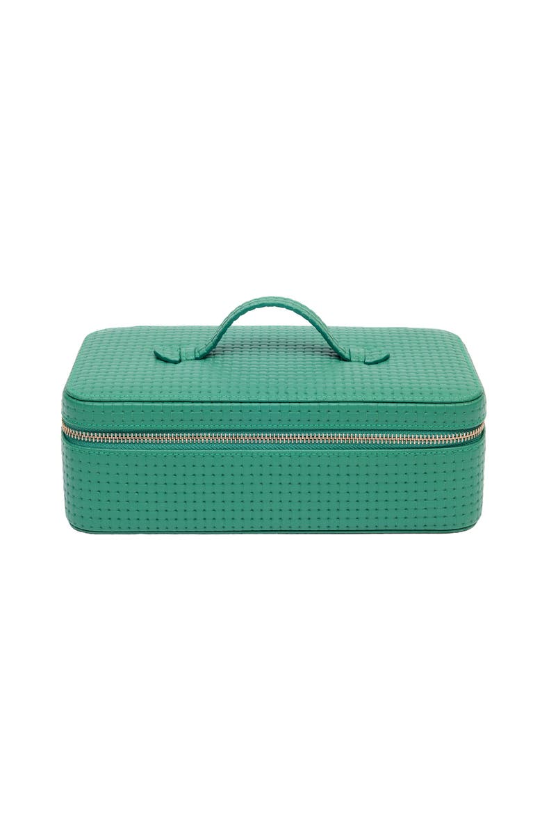 Charlotte Jewelry Case, Alternate, color, Green