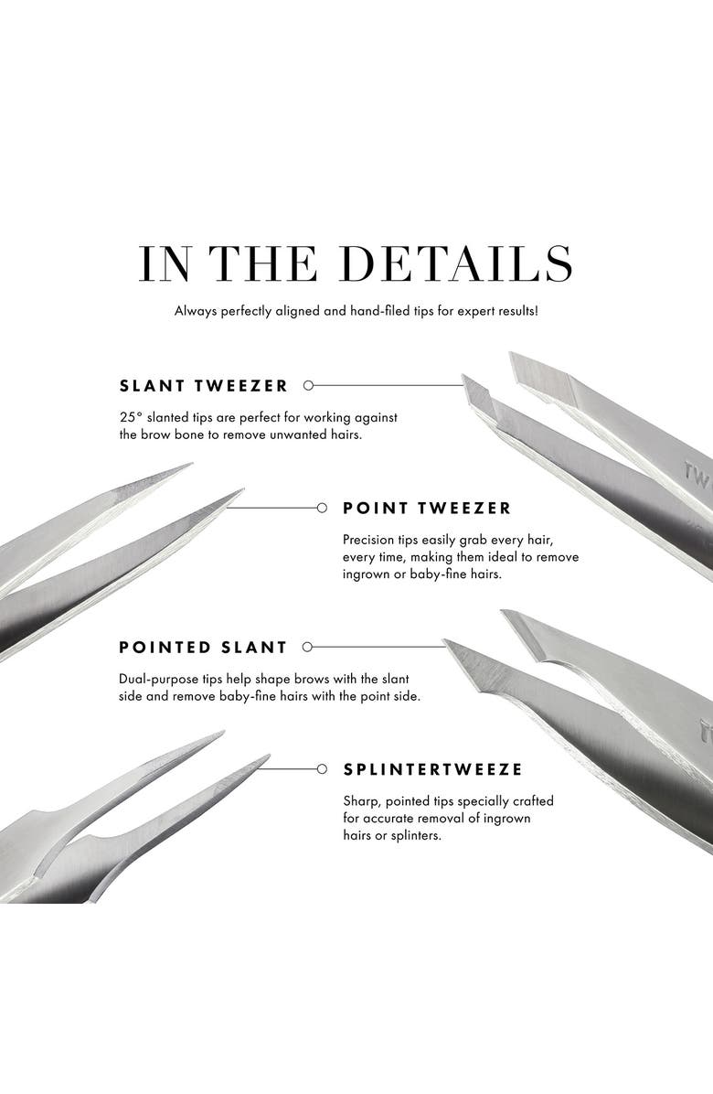 TWEEZERMAN Granite Sky Slant Tweezer, Alternate, color, 