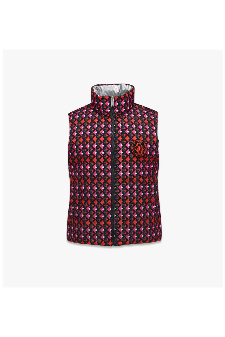 Reversible Puffer Vest, Alternate, color, Metallic Silver