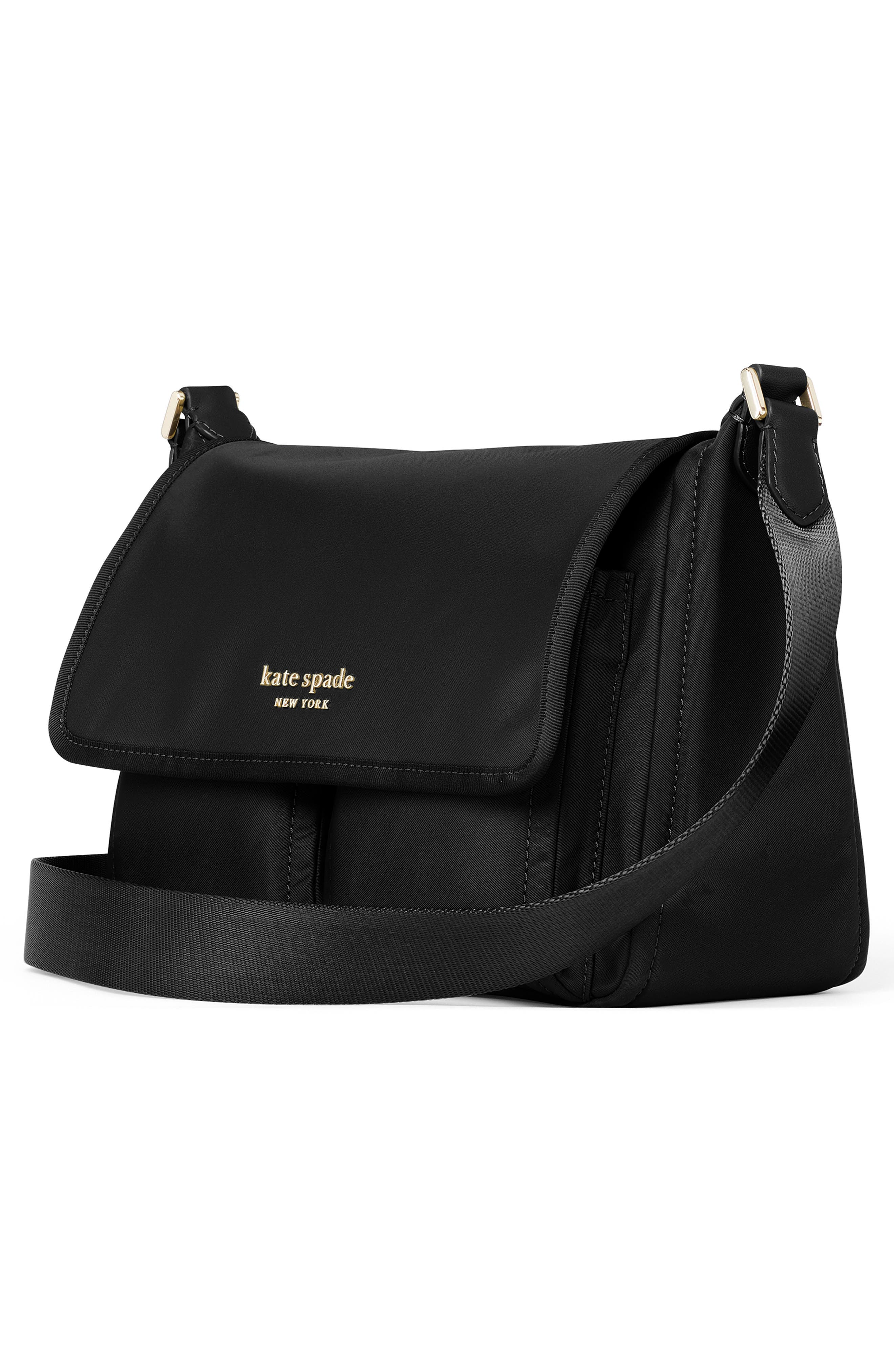 Kate Spade New York the little better sam nylon messenger bag, Alternate, color, 