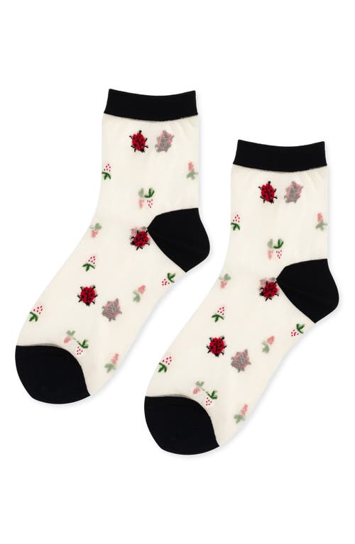 Shop Hansel From Basel Dainty Sheer Crew Socks