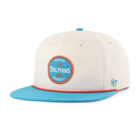 Men's '47  Natural Miami Dolphins Payson Captain Adjustable Hat