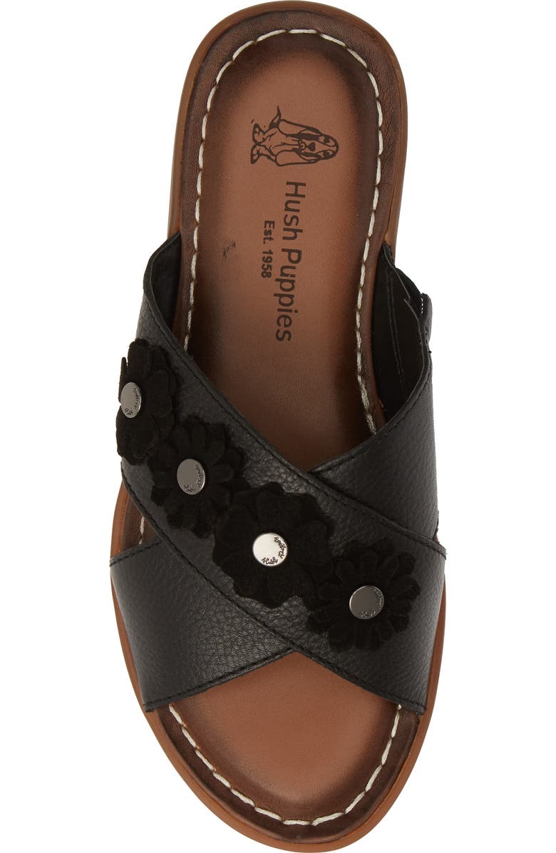 Hush Puppies<sup>®</sup> Olive X-Band Slide Sandal, Alternate, color,