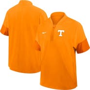 Nike Men's Nike Tennessee Orange Tennessee Volunteers 2025 Sideline Short Sleeve Quarter-Zip Coach Jacket