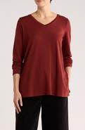 Eileen Fisher V-Neck Long Sleeve Tunic