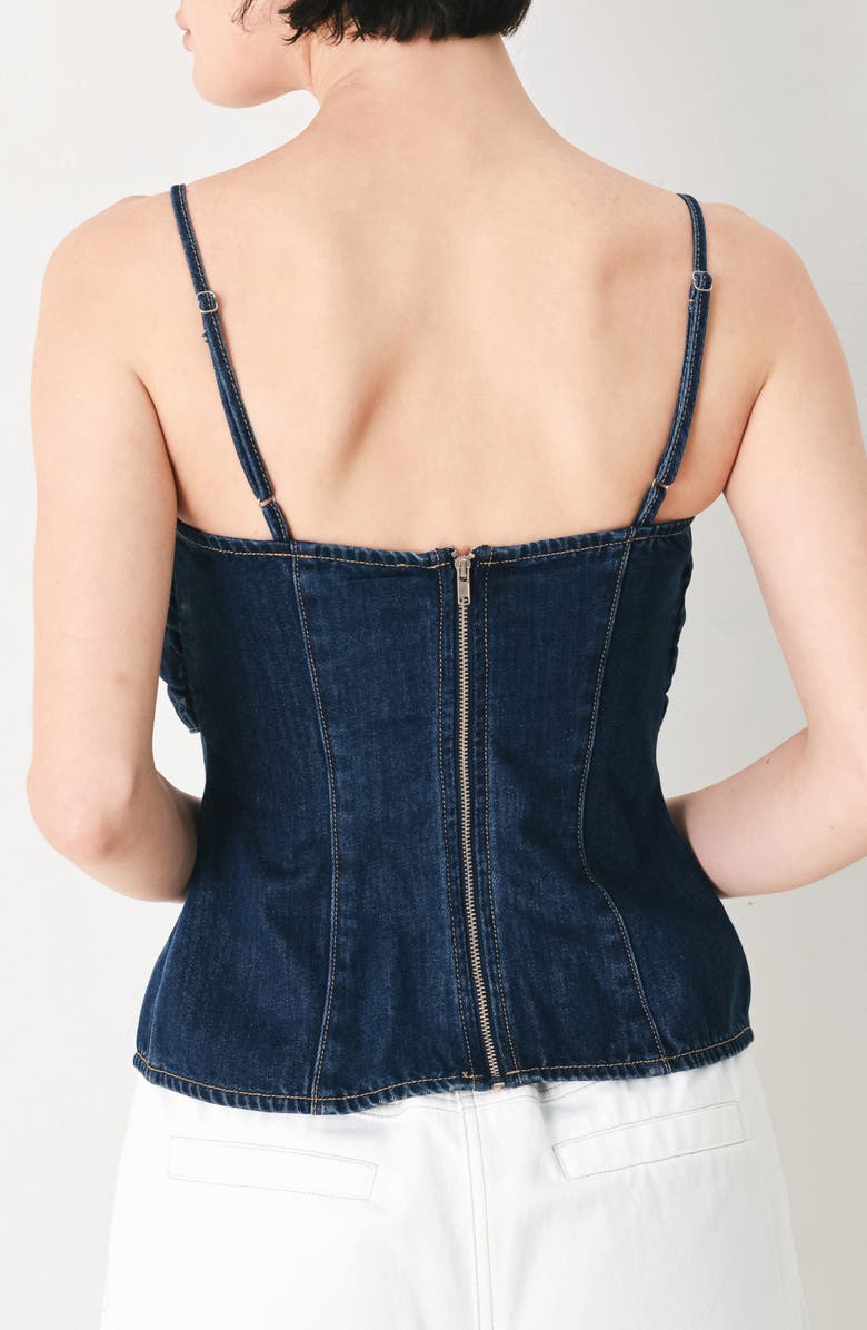 FREEMARKET Denim Camisole, Alternate, color, Medium Indigo