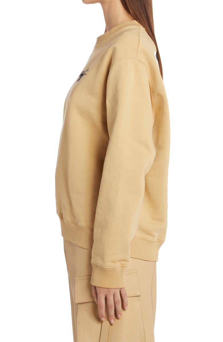 Off-White Zebra Arrows Cotton Logo Graphic Sweatshirt, Alternate, color, 