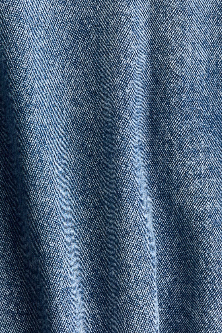 Denim Circle Skirt, Alternate, color, Denim blue