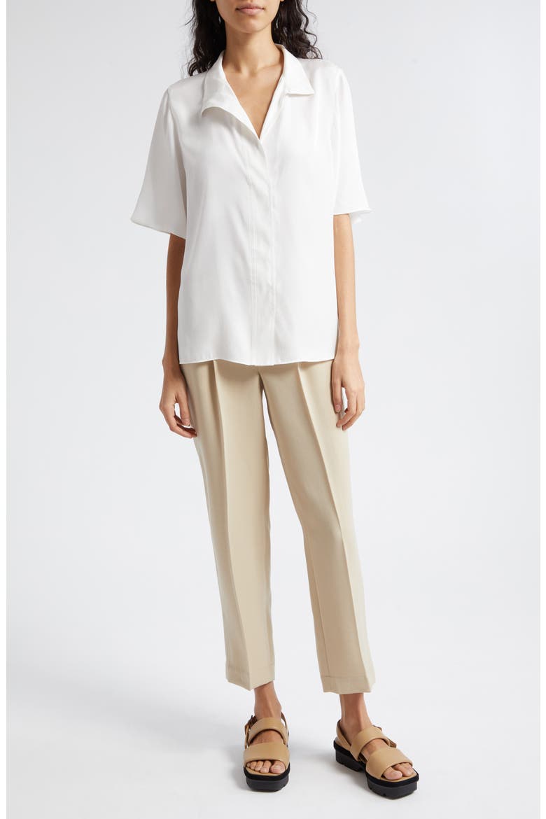 Tapered Pull-On Pants, Alternate, color, WHITE OAK