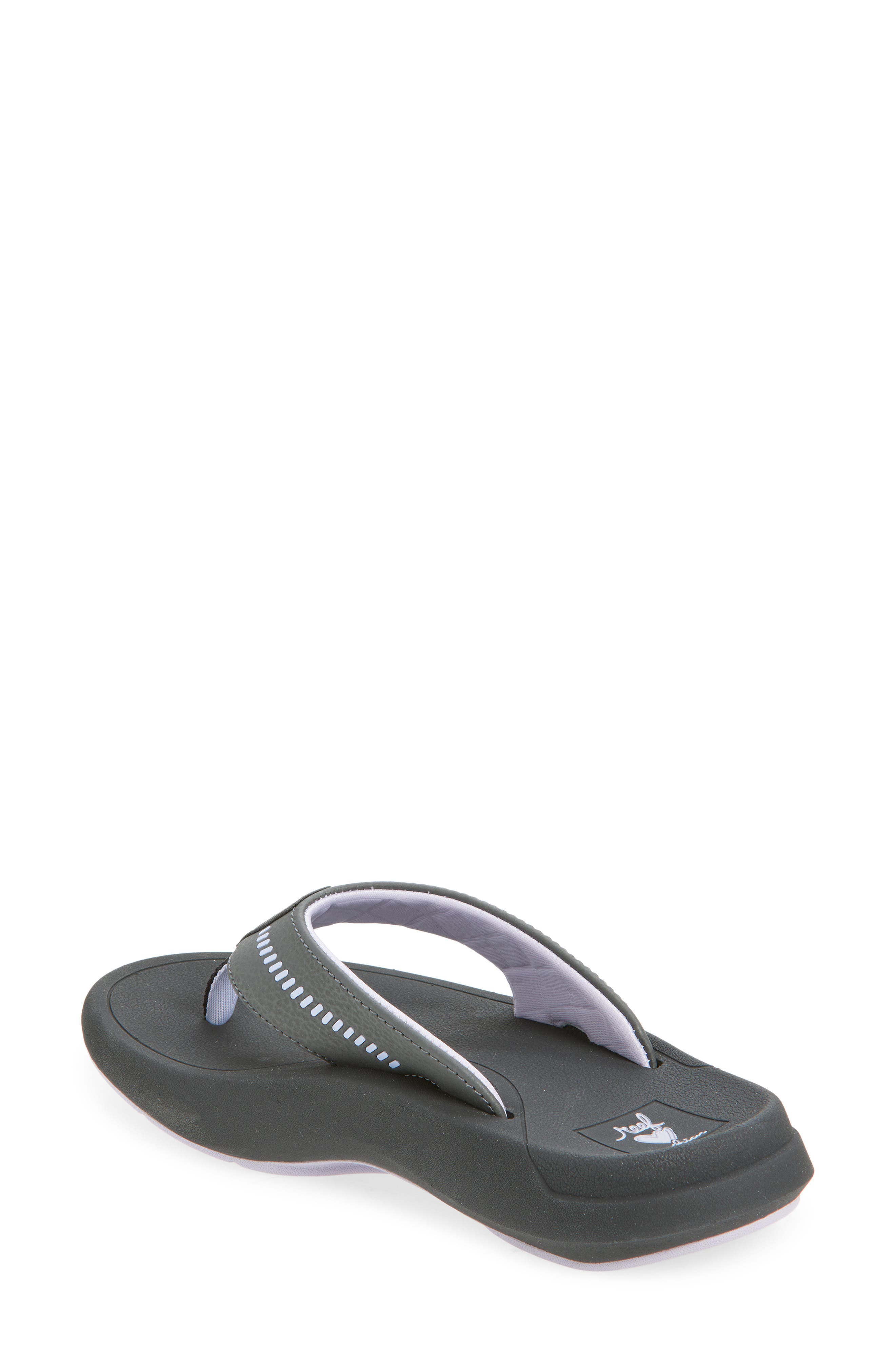 Reef Swellsole Rover Flip Flop, Alternate, color, Raven