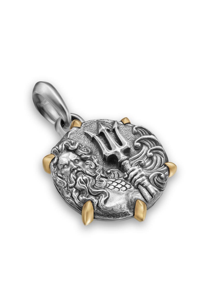 Poseidon Amulet, Main, color, SILVER