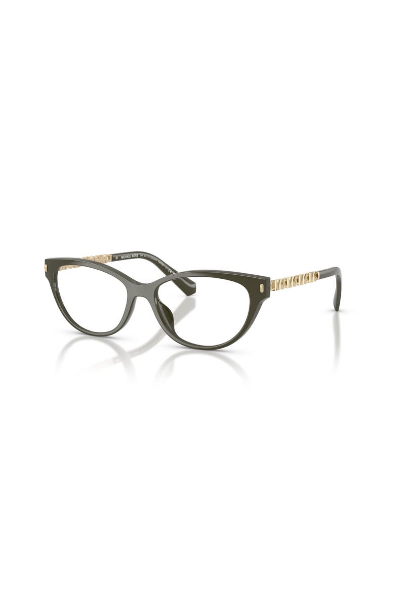 54mm Cat Eye optical glasses, Main, color, Green