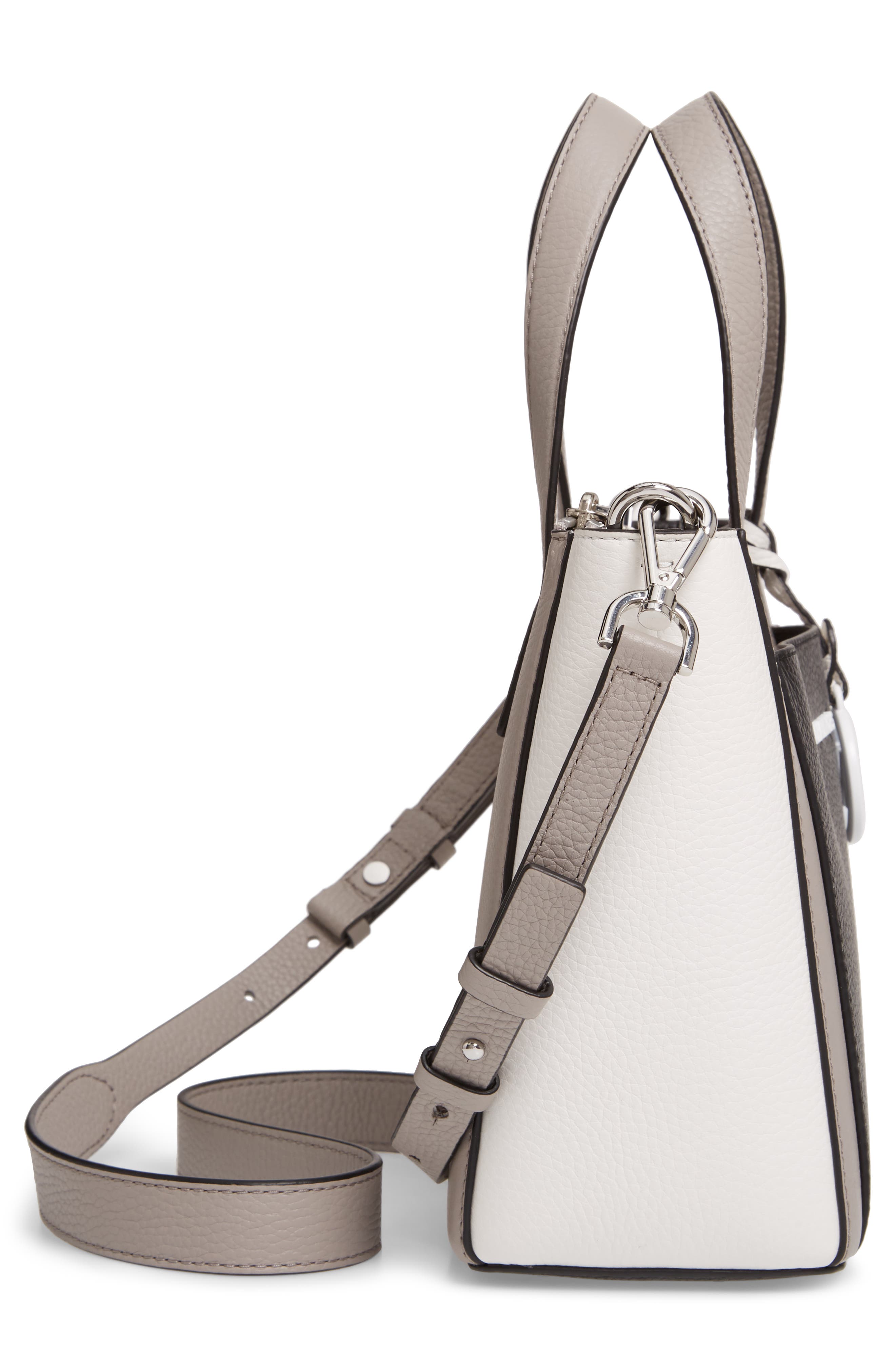 MICHAEL Michael Kors Small Gemma Colorblock Leather Crossbody Bag, Alternate, color, 