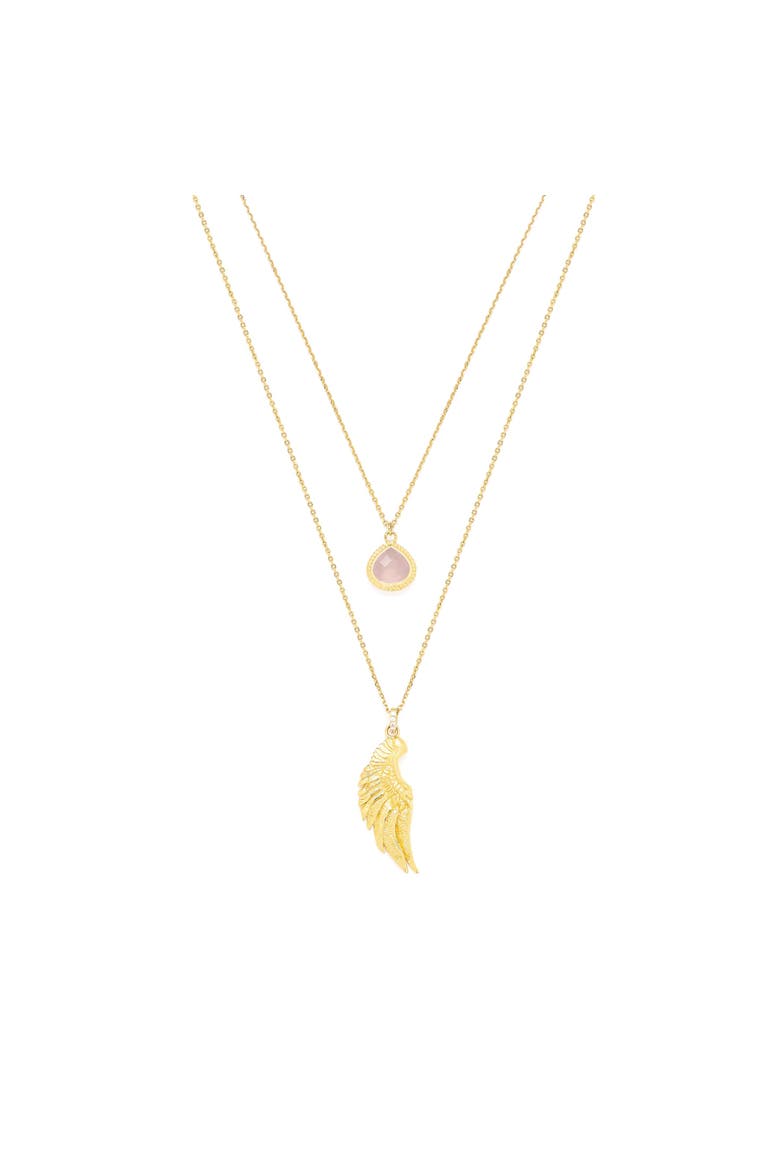 Angel Of Love Necklace, Alternate, color, White