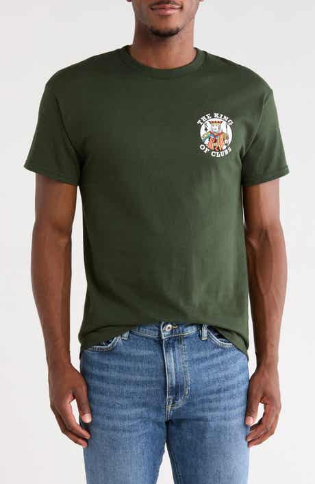 King of Clubs Cotton Graphic T-Shirt