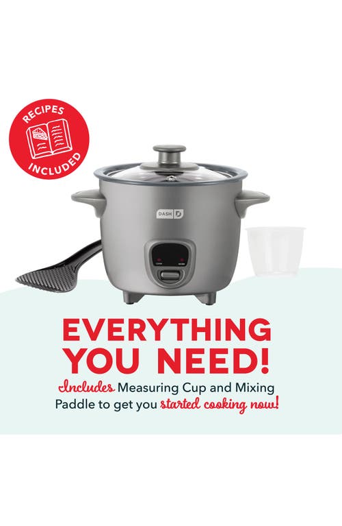 Dash Mini Rice Cooker In Gray
