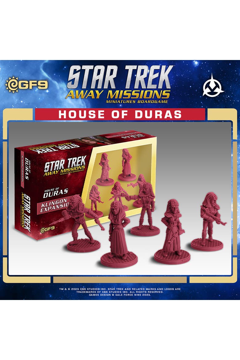 Gale Force Nine Star Trek Away Missions House of Duras Klingon Expansion, Alternate, color, Multicolored