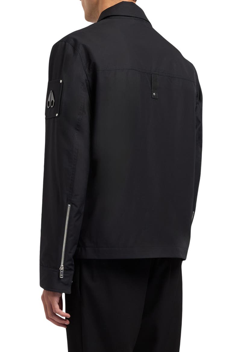 Jacques Water Repellent Shirt Jacket, Alternate, color, BLACK