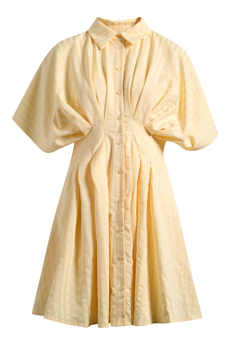 Dolman Sleeve Minidress, Alternate, color, YELLOW STRIPE