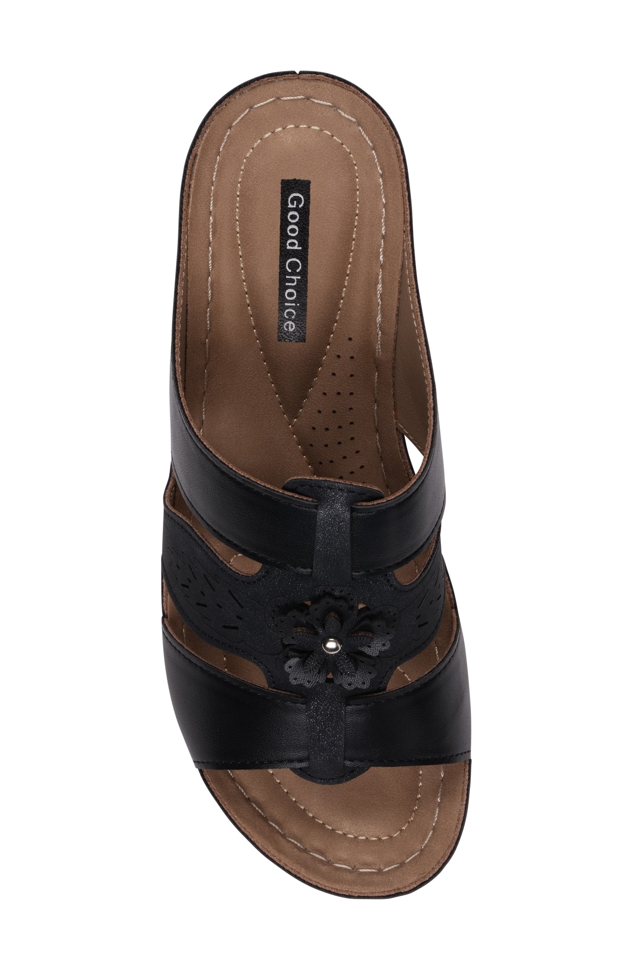 GC SHOES Spring Floral Wedge Sandal, Alternate, color, 