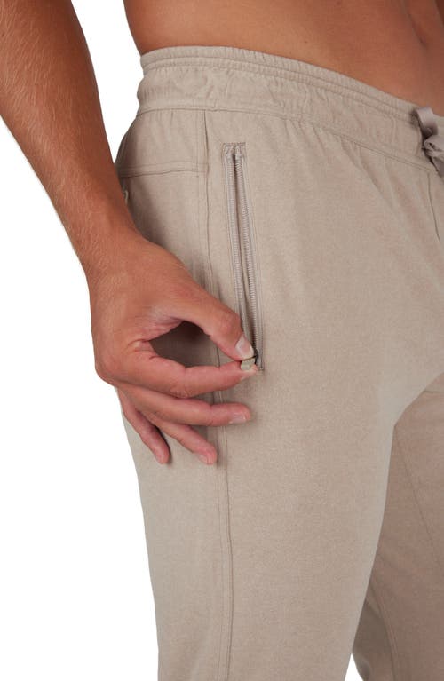 90 Degree By Reflex Ultra Mélange Fleece Joggers In Leafless Tree