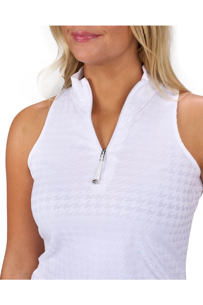 Lynx Sleeveless Polo, Alternate, color, White