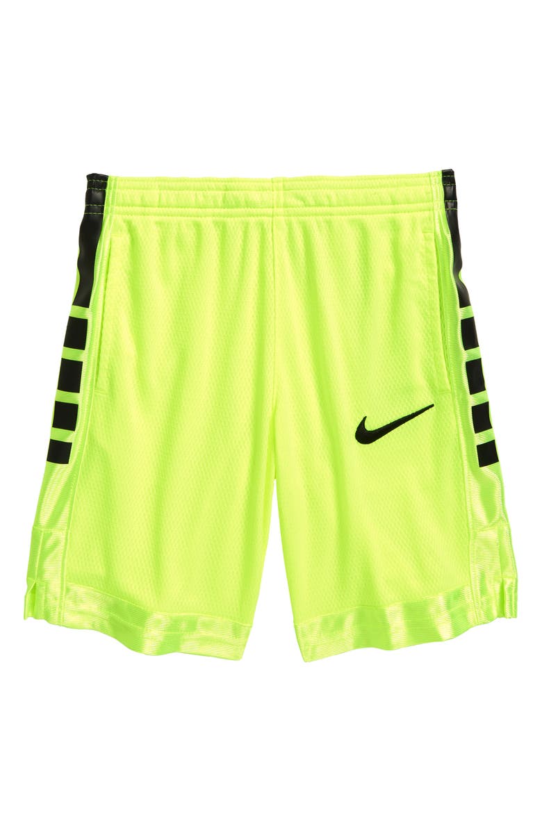 Nike Kids
 Elite Athletic Shorts, Main, color, Volt