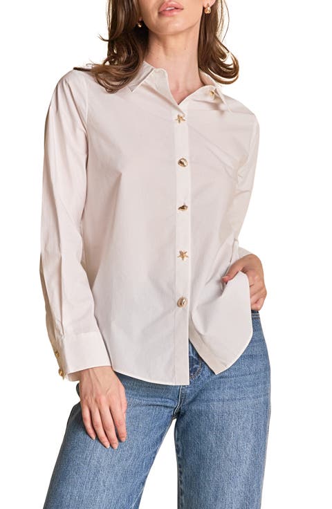 Button-Up Woven Shirt