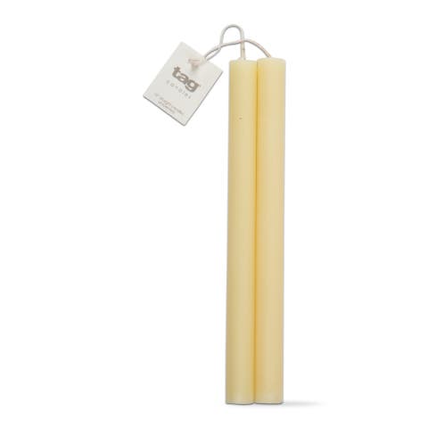 Straight Taper Paraffin Wax Candle Set of Two Elegant Candles