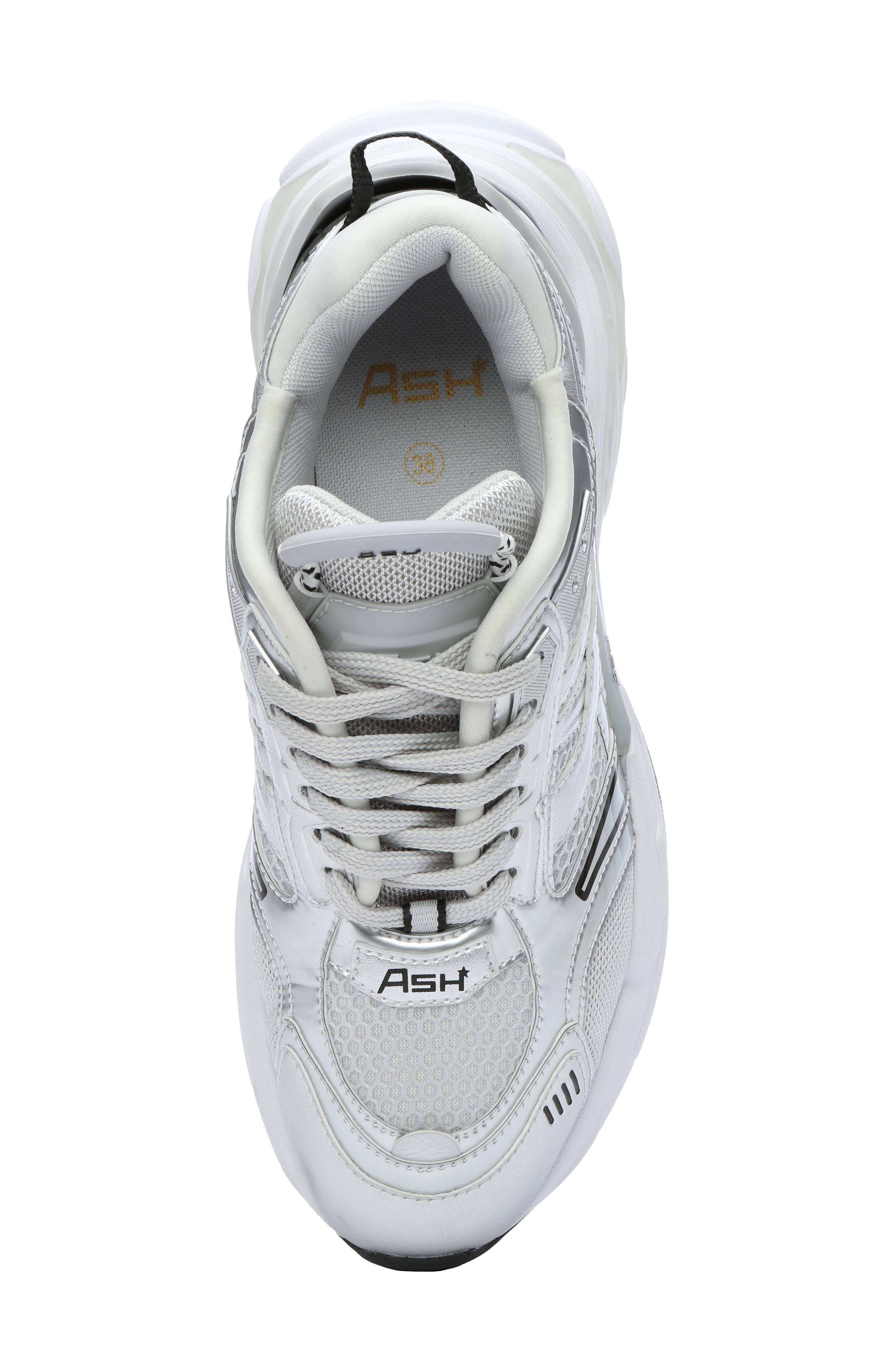 Ash Race Sneaker, Alternate, color, Silver/ Pearl