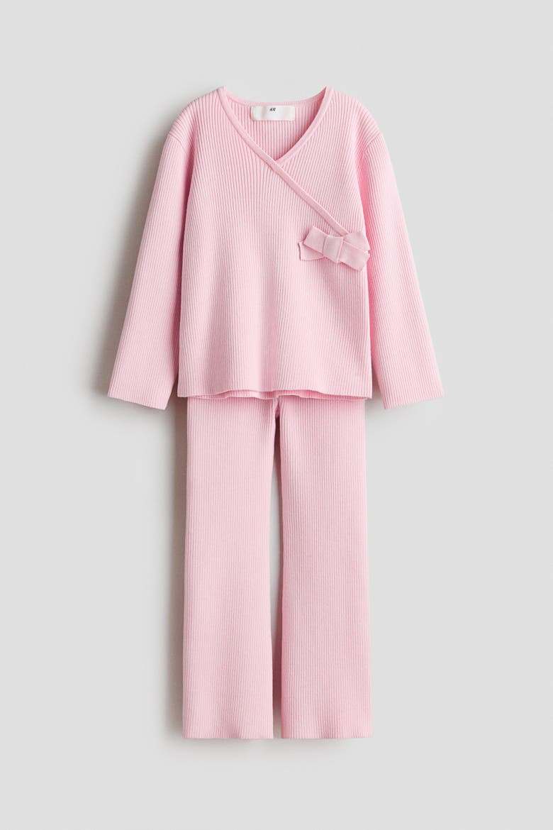 2-piece Top And Leggings Set, Alternate, color, Pink