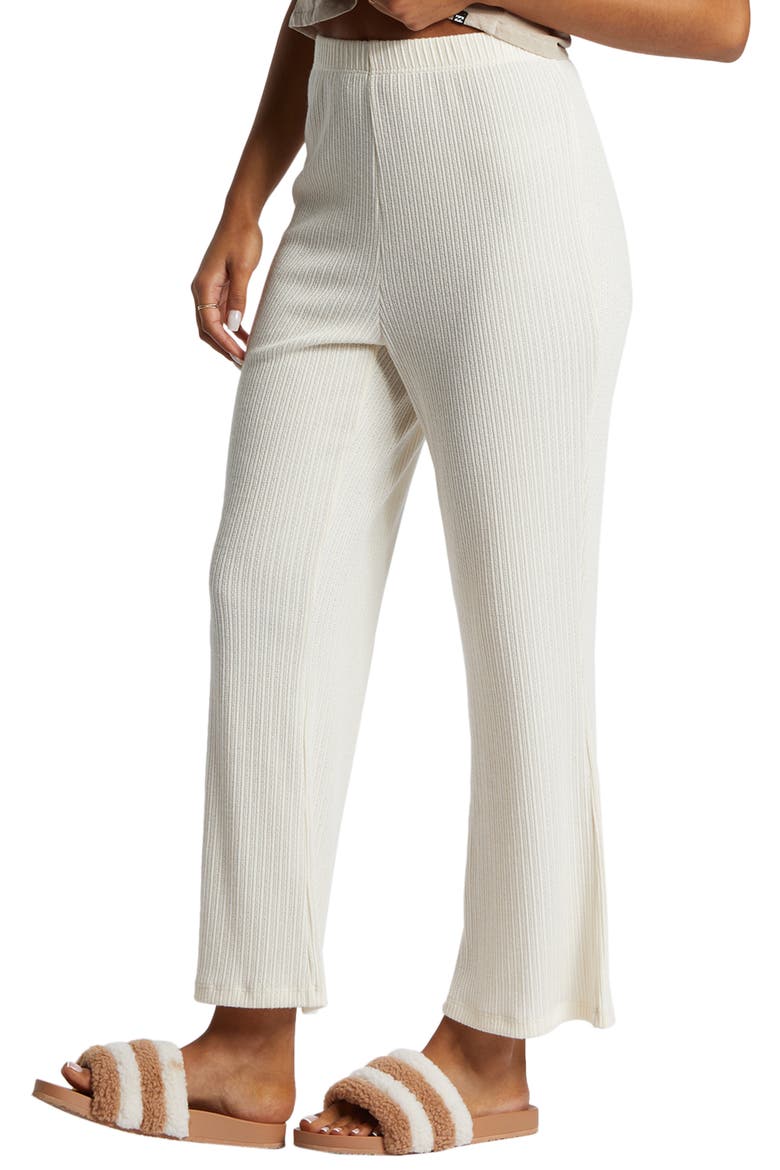Lana Rib Pants, Alternate, color, WHITE CAP