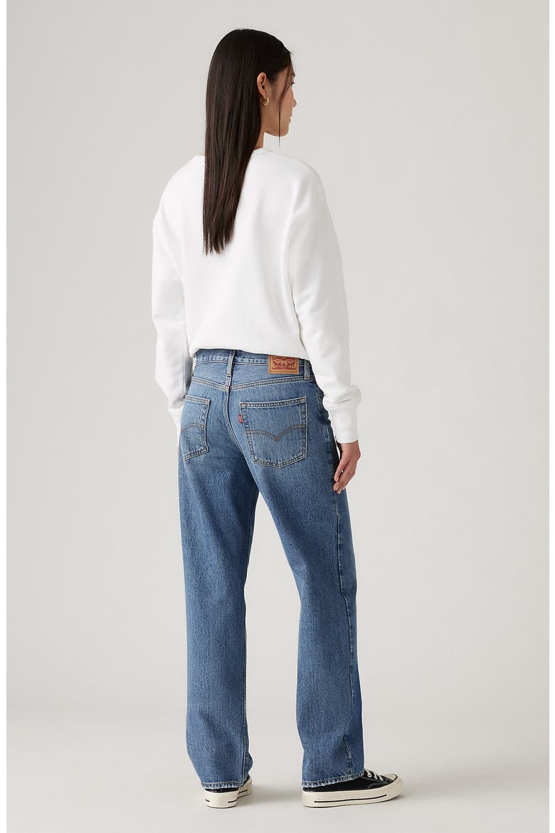94 Mid Rise Baggy Jeans, Alternate, color, WORN MEMORY