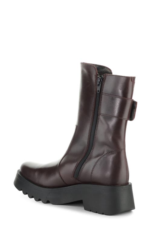 Fly London Mazz Boot In Burgundy