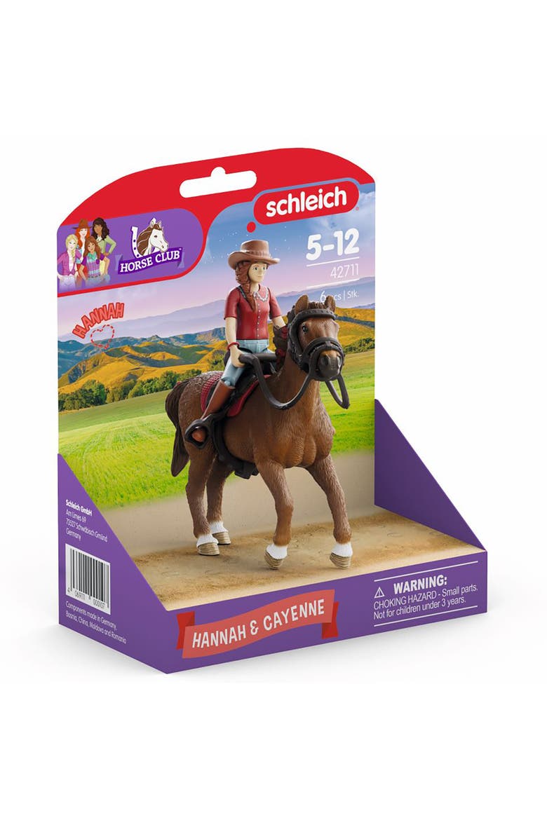 Horse Club Hannah & Cayenne 6pc Playset,, Alternate, color, Multicolored
