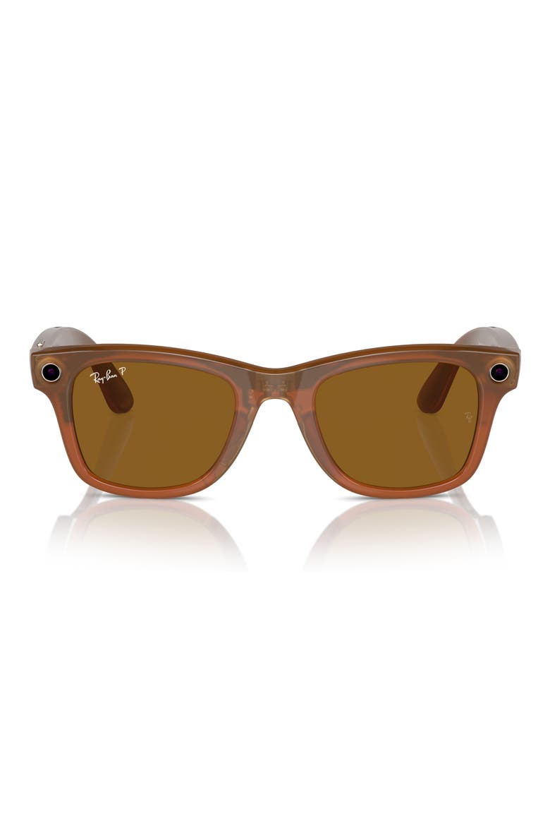 Meta Wayfarer AI Glasses, Main, color, BROWN