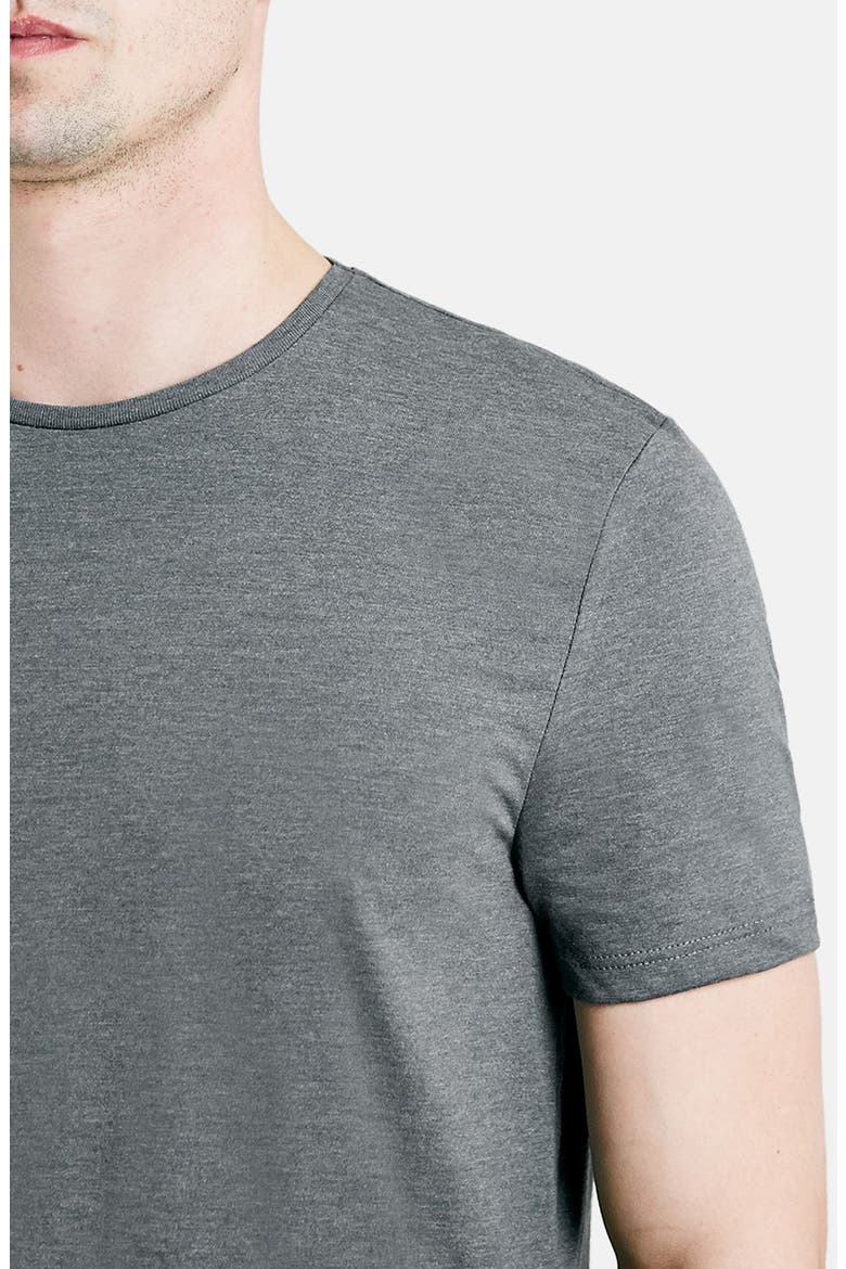 Slim Fit Crewneck T-Shirt, Alternate, color, DARK GREY