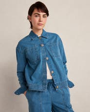 Haven Well Within Organic Cotton Denim Boxy Jacket